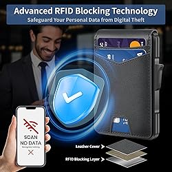Slim RFID Blocking Wallet for Men - Minimalist