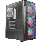 Antec NX Series NX260 Mid-Tower ATX Gaming Case, Mesh Front Panel, 3 x 120mm ARGB Fans Included, Tempered Glass Side Panels,