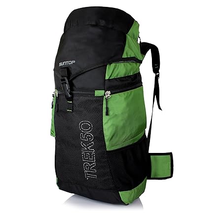 Suntop Trek 50 Ltr Green & Black Rucksack