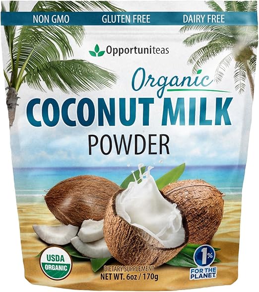 Leche de Coco en Polvo Orgánico Delicioso Cremador de