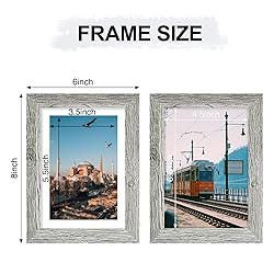 Vittanly 5x7 Picture Frame for Wall, Display 4x6