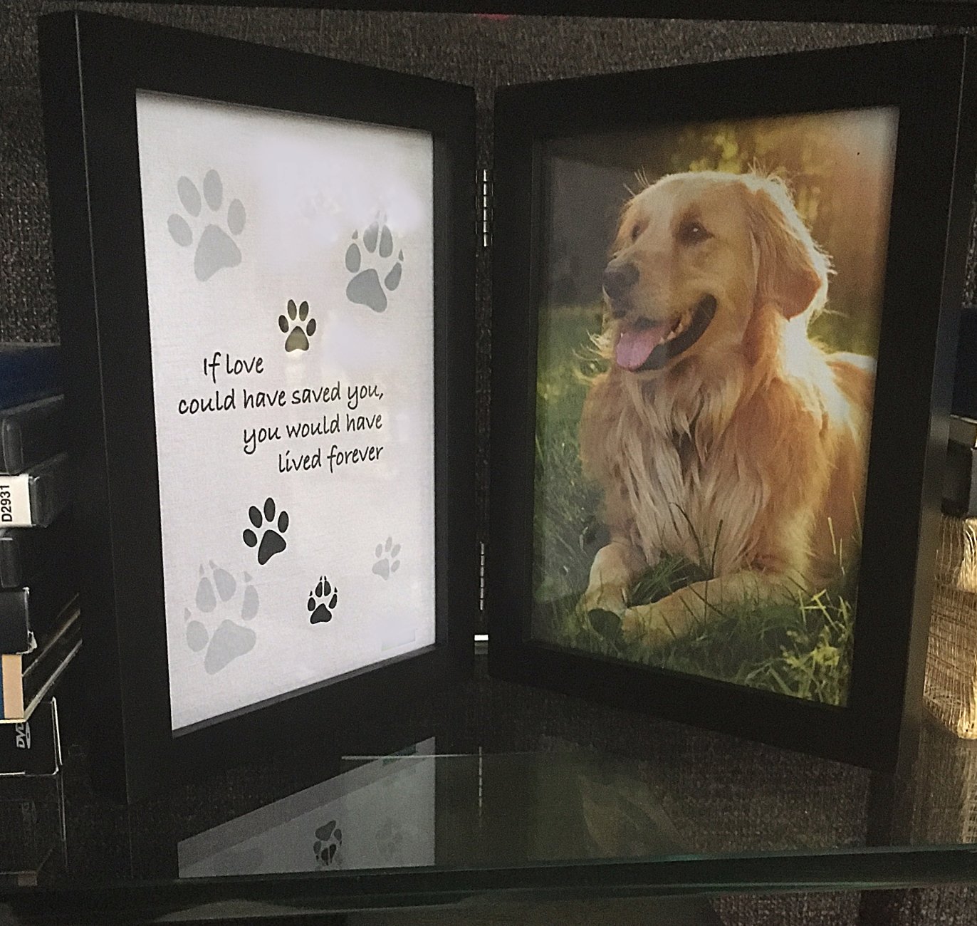 MMP Living Pet Memorial Frame If Love Could Have Saved You pet Loss