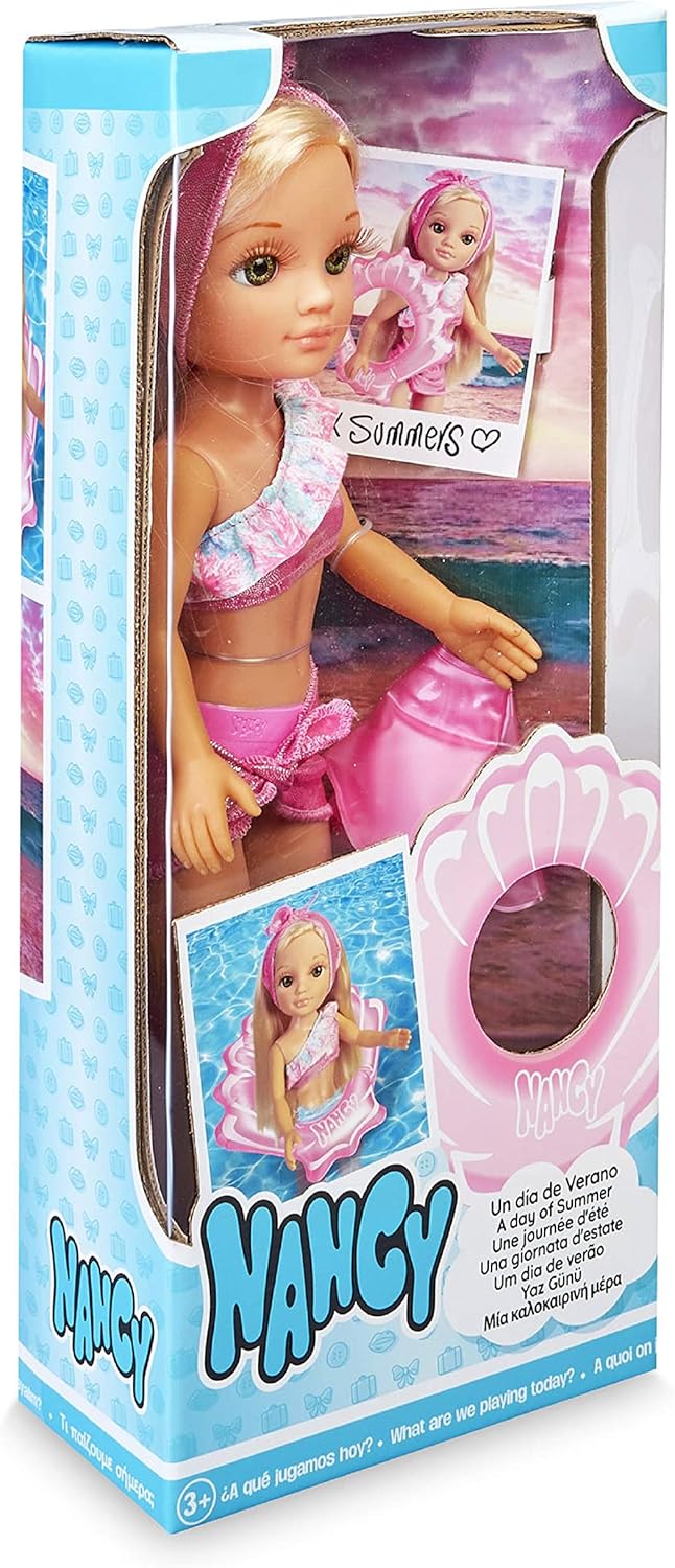 Nancy, Summer Day, doll dressed in a pink swimsuit and float, submersible under water - Image 5