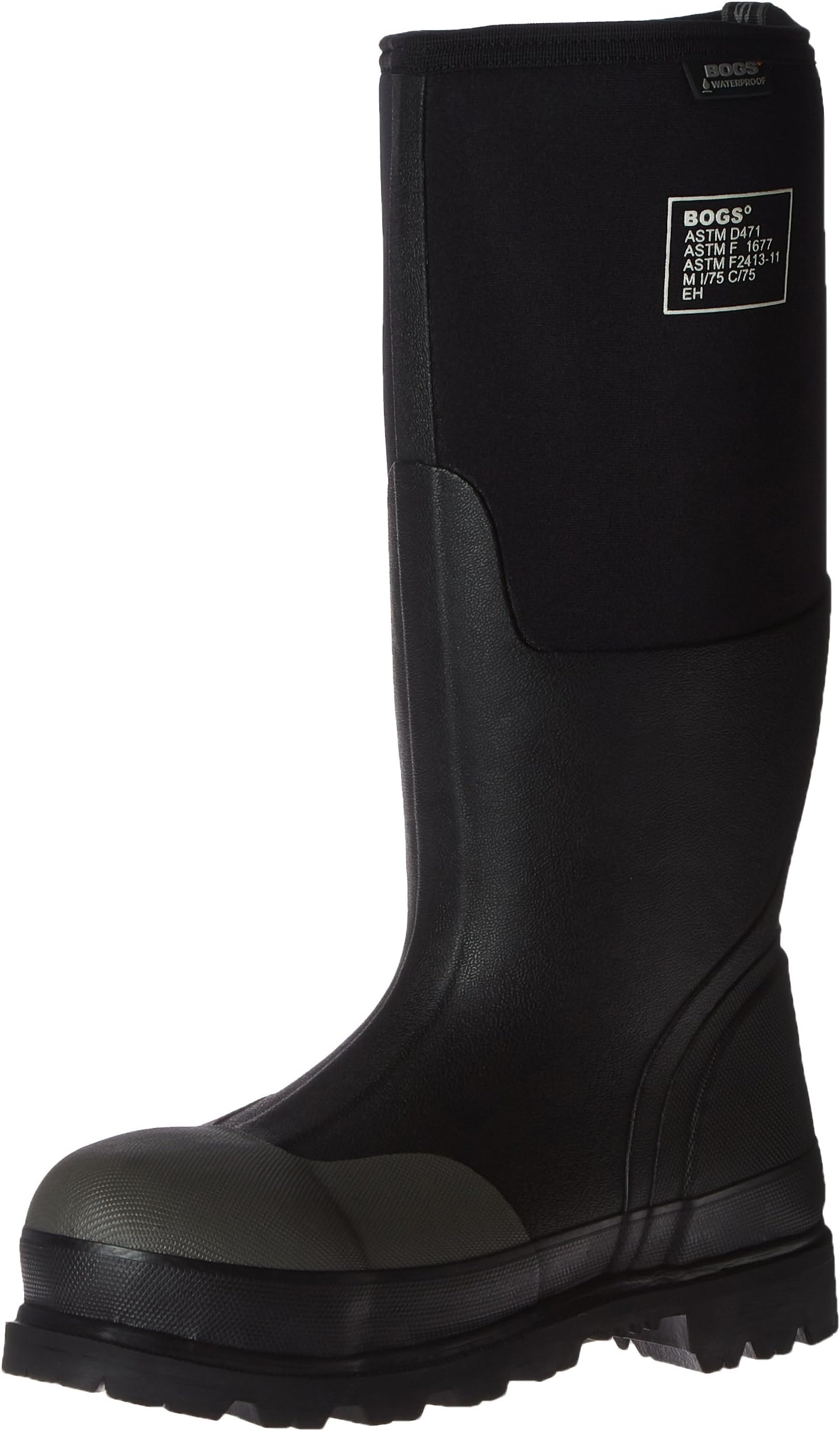 Bogs Men's Forge Steel Toe Waterproof Rubber Work Rain Boots