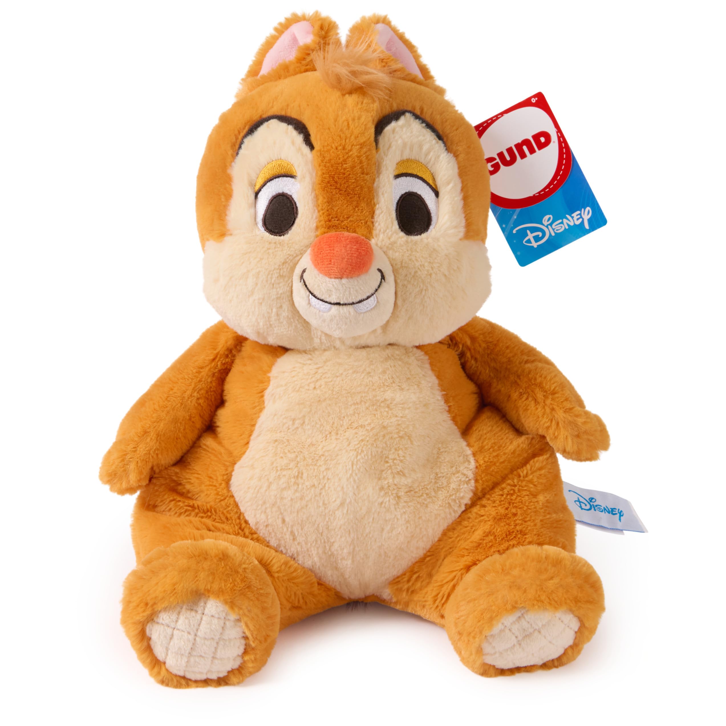 GUND Disney Official Dale Oh So Snuggly Plush, Disney Chip and Dale Plushies, Chipmunk Stuffed Animal for Babies and Infants, Brown, 12.5” Image