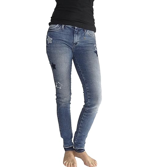Mavi Damen Jeans Adriana 10728 patchoff Star Blocking 24180