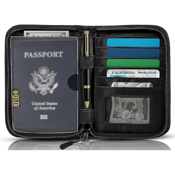 Amazon.com: Passport Wallet - Travel Document Holder w/RFID