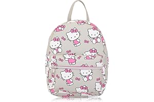 Fast Forward Sanrio Hello Kitty Backpack for Women, Men, Unisex | Cute PU Leather 10" Hello Kitty Mini Backpack Purse Shoulder Purse | Hello Kitty Bag and Hello Kitty Accessories
