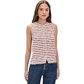 Madewell Women's Crew Neck Sweater Vest in Stripe