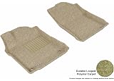 3D MAXpider L1TY13012202 Front Row Custom Fit Floor Mat for Select Toyota Avalon Models - Classic Carpet (Tan)