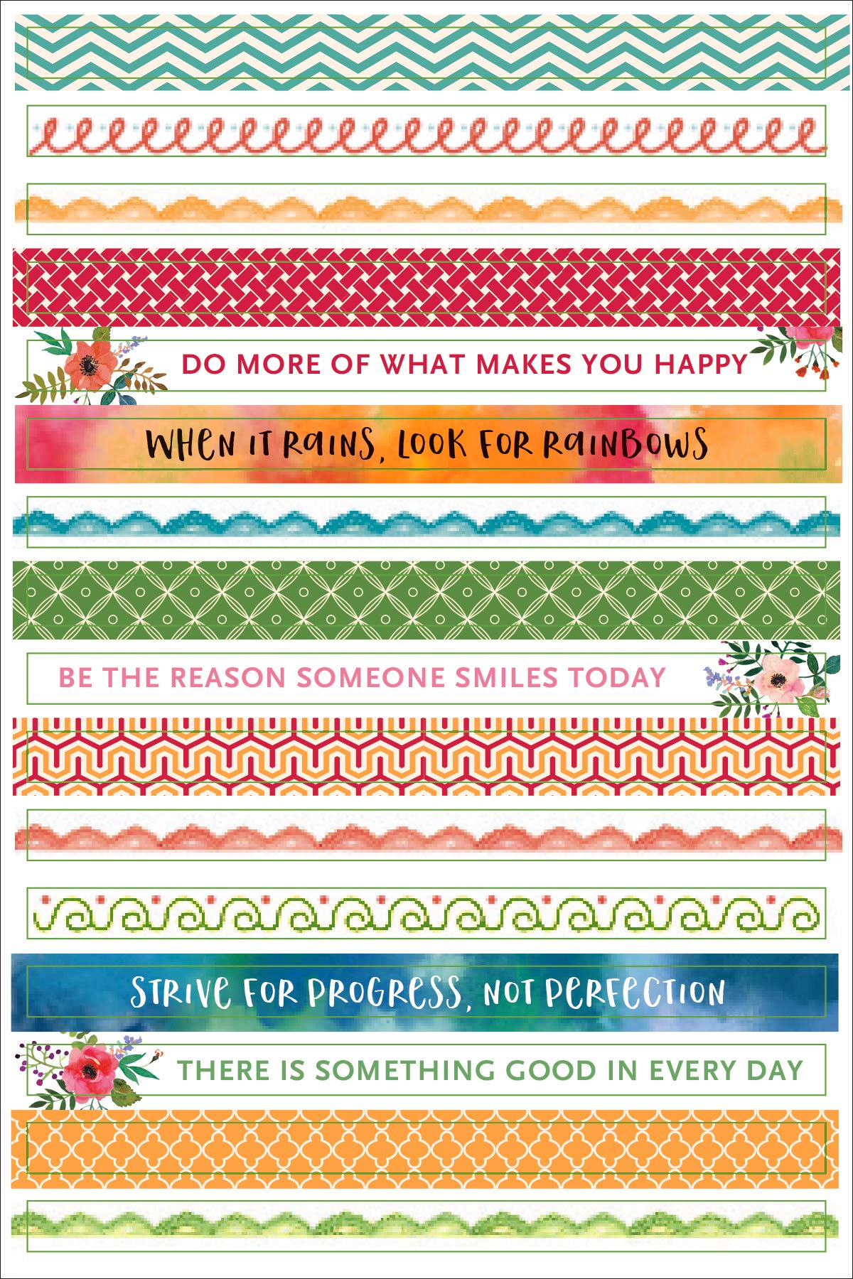 Planner Stickers Borders/Frames