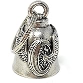 Bravo Bells Wing Wheel Motorcycle Biker Bell Accessory or Key Chain for Luck on The Road