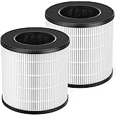 SAKEGDY AC201B / PU-P05 Filter Replacement, Compatible with FULMINARE PU-P05 Air Cleaner Purifier and Purivortex AC201B Air Cleaner Purifier, 3-IN-1 H13 True HEPA Filter, 2 Pack