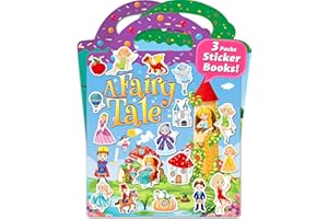 Walenced Reusable Sticker Book for Toddlers 1-3 2-4 Years, Stickers for Kids, Toddler Crafts Activities Travel Toys for Girl Boy Birthday Gifts