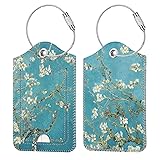 2 Pcs Luggage Tags, Fintie Privacy Cover ID Label