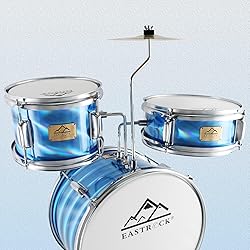 EASTROCK Kids Drum Set, 3 Piece 14'' Junior Drum