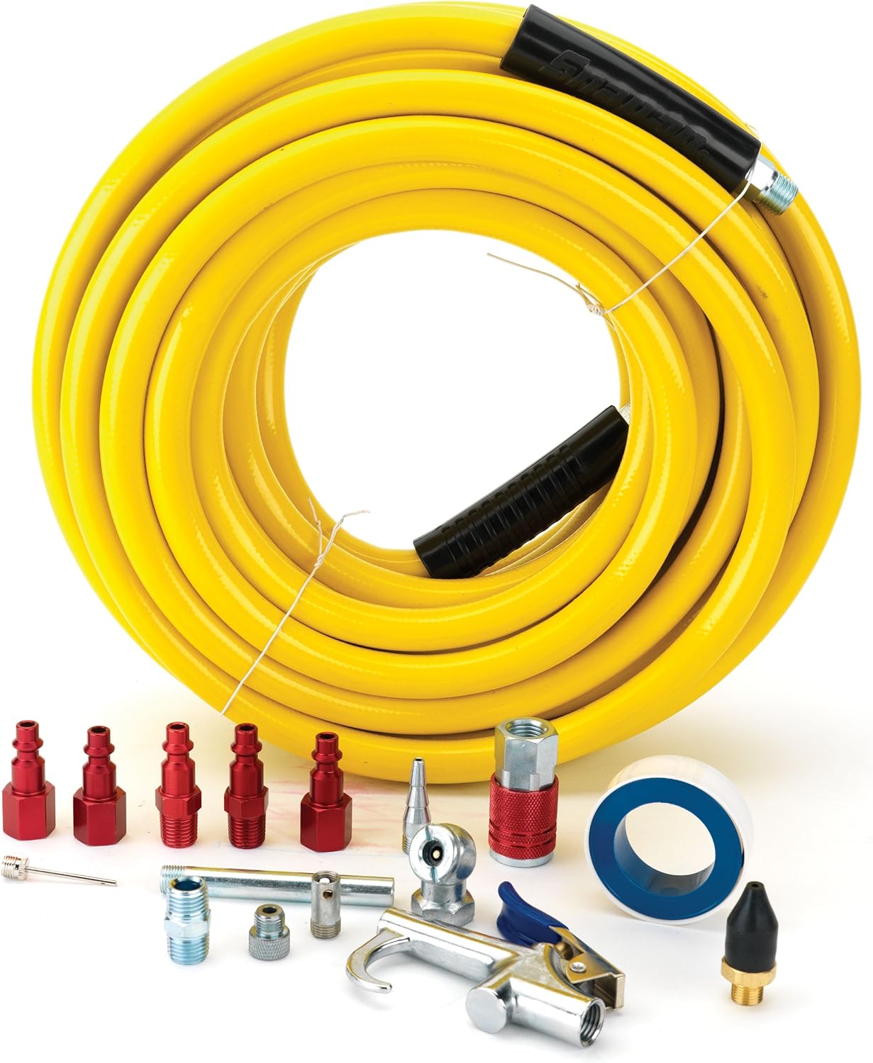SnapOn 870218 PVC Air Hose with Accessories, 3/8Inch x 50Feet