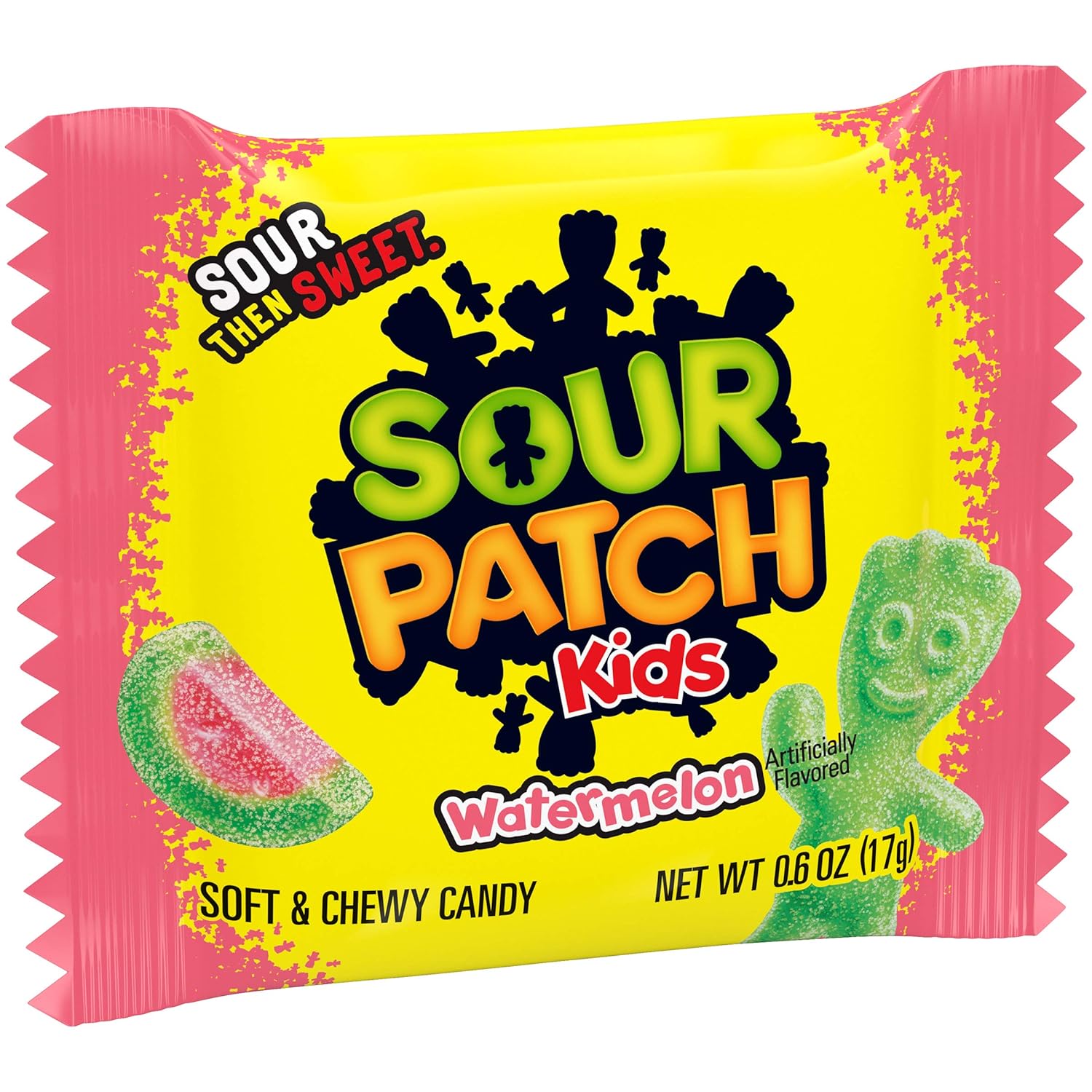 SOUR PATCH KIDS Original Candy and SOUR PATCH KIDS Watermelon Candy Halloween Candy Variety Pack, 1 - 40 Trick or Treat Snack Packs: Prime Pantry