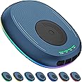 VKAROOD Mouse Jiggler Undetectable Mouse Mover Device with Timer, ON/Off Switch, Breathing Light Mouse Wiggler for Prevent Computer Laptop Screen Sleep (Blue)