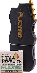 Amazon.com: Hemp Wick Dispenser Lighter Case with 12' I-Tal Hemp Wick ...