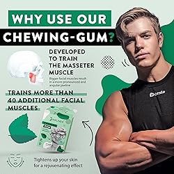 Jawliner® Hard Jwaline Chewing Gum - Sugar Free