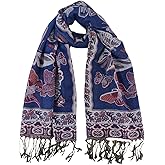 Yaximhozz Paisley Pashmina Shawl Wraps for Women Evening Dresses Elegant Soft Rave Scarf Festival Lightweight Scarves Shawls