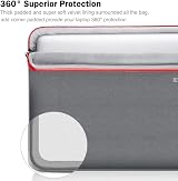 Voova 14-15 Inch Laptop Sleeve Waterproof Grey with Handle 360° Protection view 5