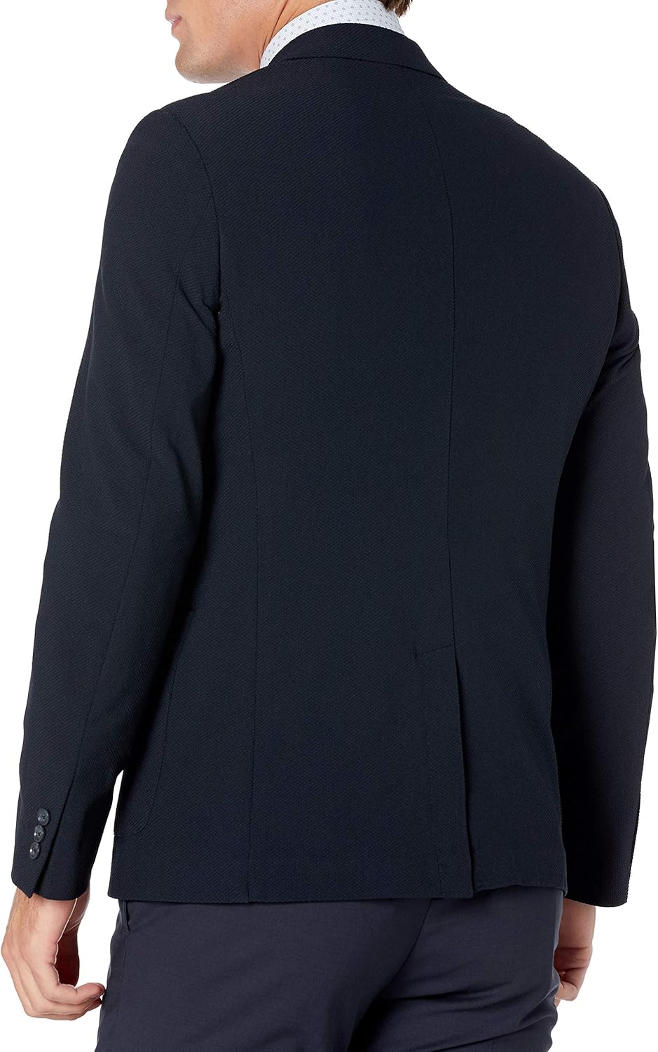 Perry Ellis Men's Slim Fit Textured Stretch Jacket at  Men’s Clothing store