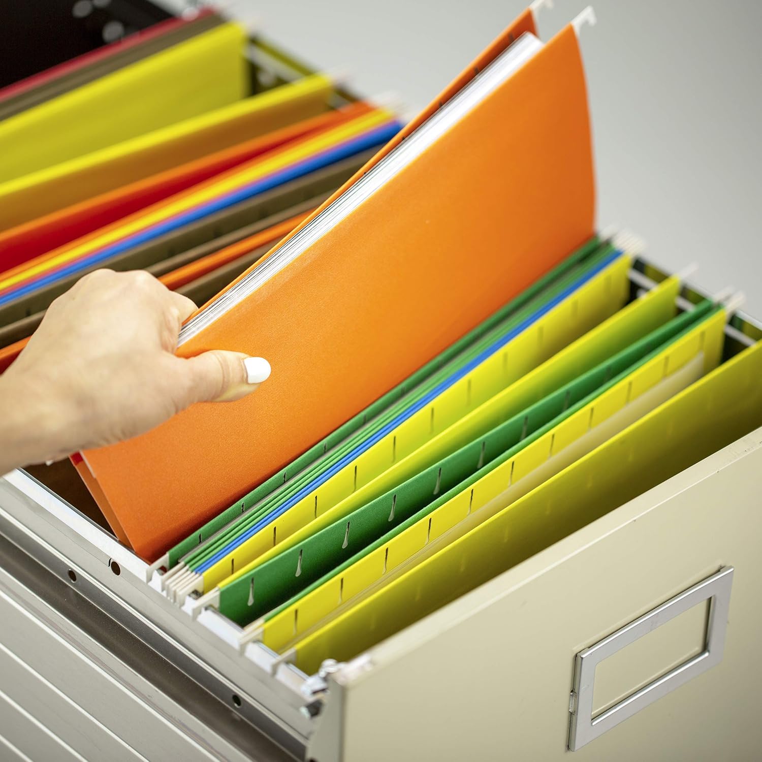 Officemate Hanging File Frame, Letter Size, Adjustable 14 to 18-Inches, 2 Pack (91990) : File Folder Racks : Office Products