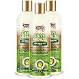 African Pride Olive Miracle Leave-In Conditioner (3 Pack) enriched with olive oil and tea tree to seal in moisture and prevent breakage. 12oz.