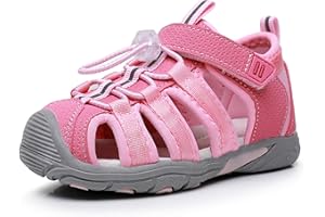 Blikcon Boys Girls Sandals Close Toe Outdoor Soft Sole Summer Sandals (Toddler/Little Kid)