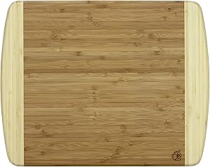 Totally Bamboo 20-1200 Kauai Bamboo Serving & Cutting Board, 14" x 11.5", Kauai-14 x 11 1/2"