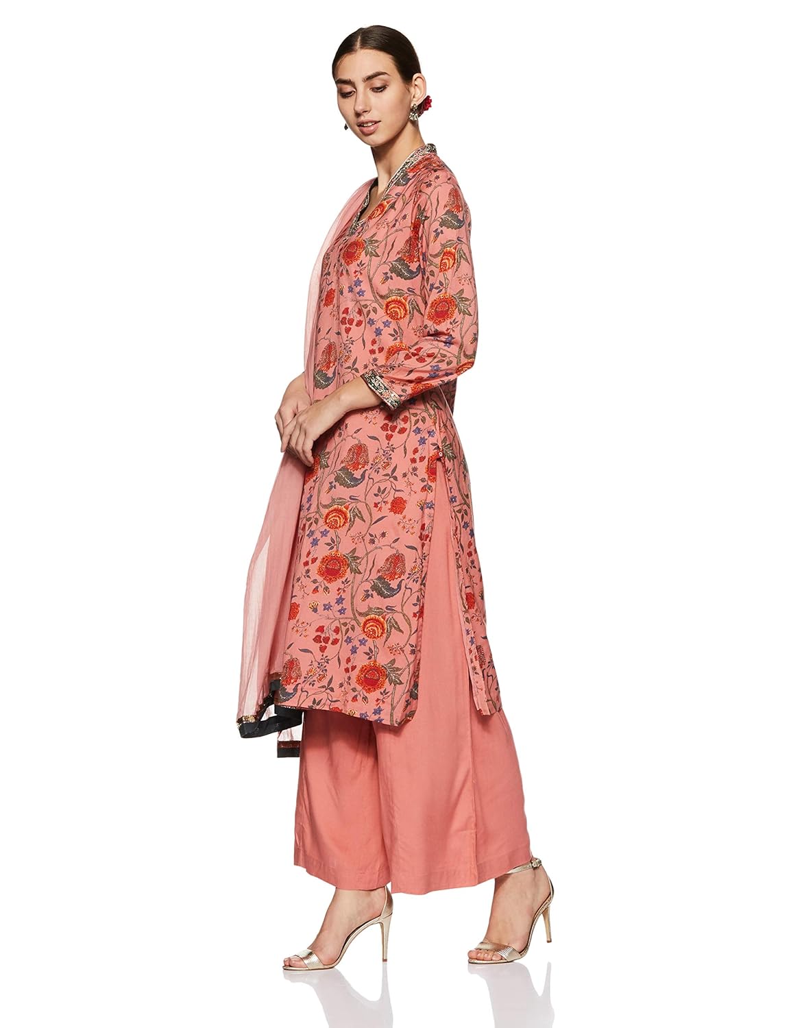 biba women's straight salwar suit set