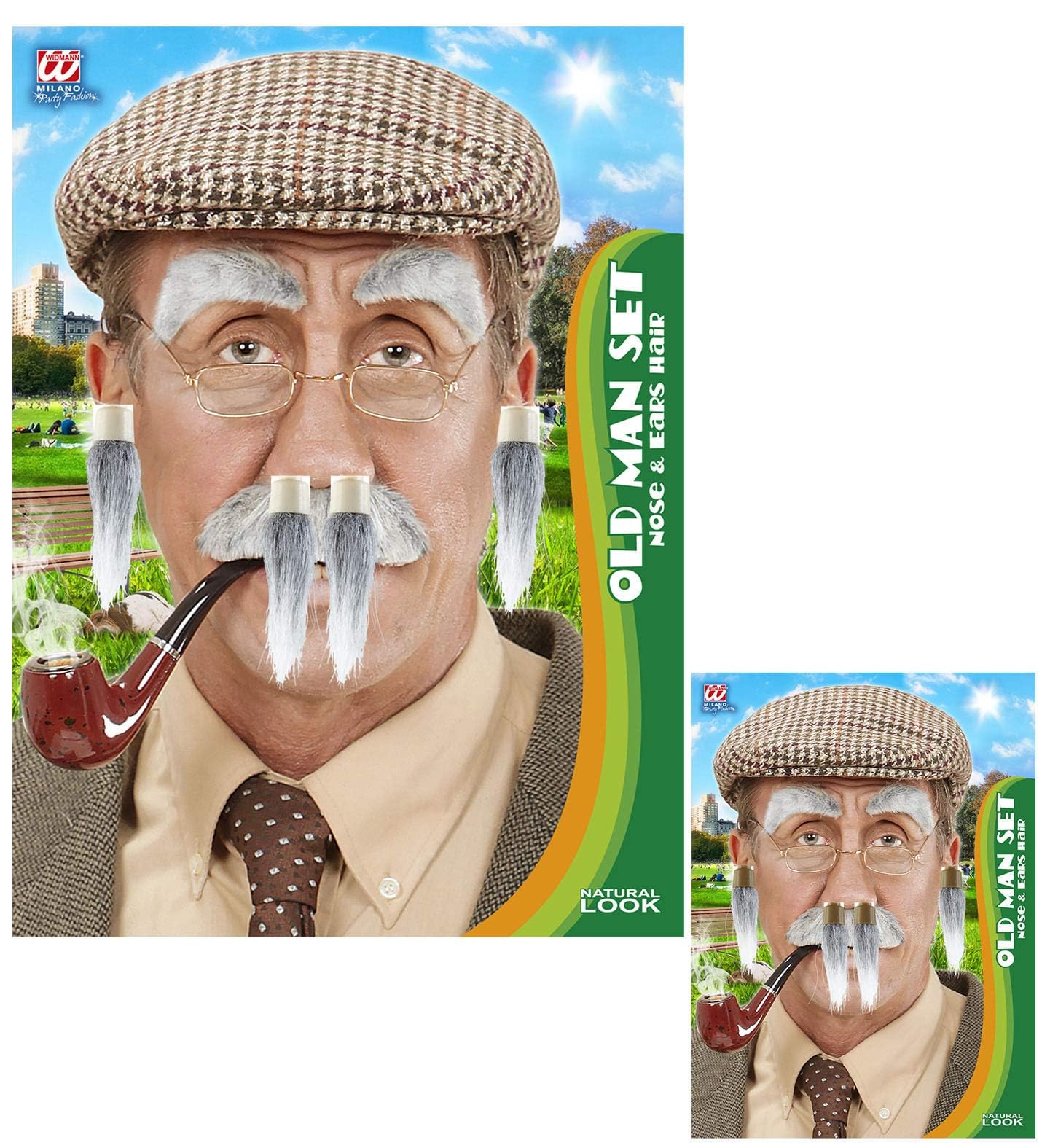 Widmann OLD MAN SET - NOSE/EAR HAIR