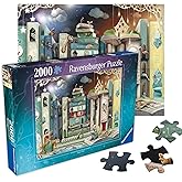 Ravensburger - Novel Avenue - 2000 Piece Jigsaw Puzzle - Books and Imagination Come to Life - Beautifully Illustrated Image of Beloved Books - Premium Quality - Ideal Gift - Puzzles for Adults