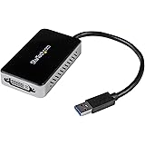 StarTech.com USB 3.0 to DVI External Video Card Multi-Monitor Graphics Adapter With Built in 1-Port USB Hub - 1920x1200 / 1080p