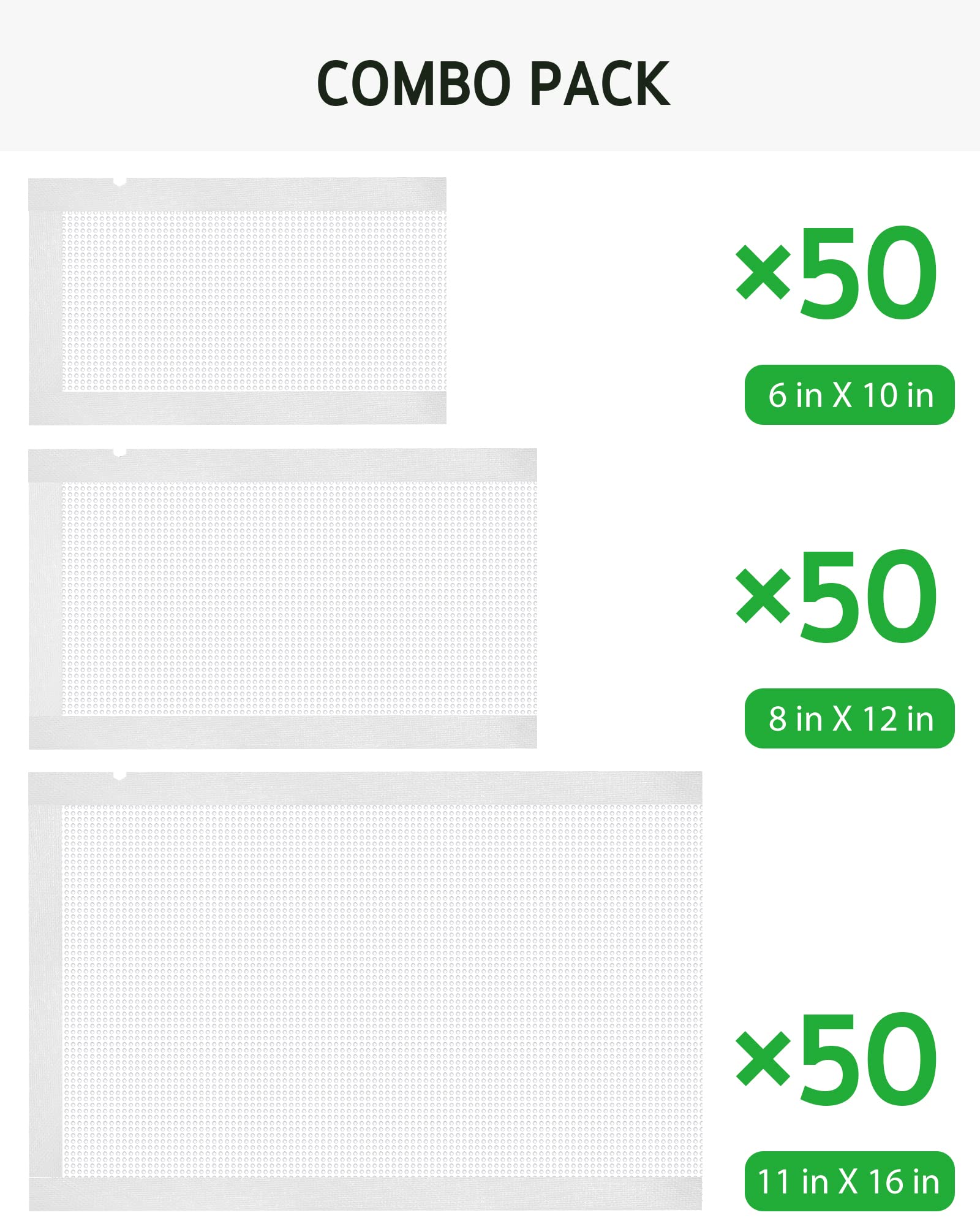 Syntus Vacuum Sealer Bags, 150 Gallon 11