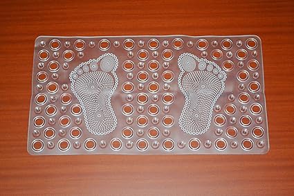 Novicz Synthetic Bath Mat - 25.98 x 15.74, Multicolour