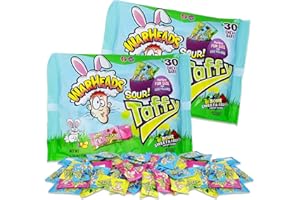 SNACKIVORE Warheads Sour Taffy Easter Candy 2 Pack. Warheads Sour Candy, Sour Warheads, Warhead Taffy, Warheads Bulk, Sour Candy Warheads, Sour Laffy Taffy, War Head Candy, Sour Taffy Candy. Easter Basket Candy.