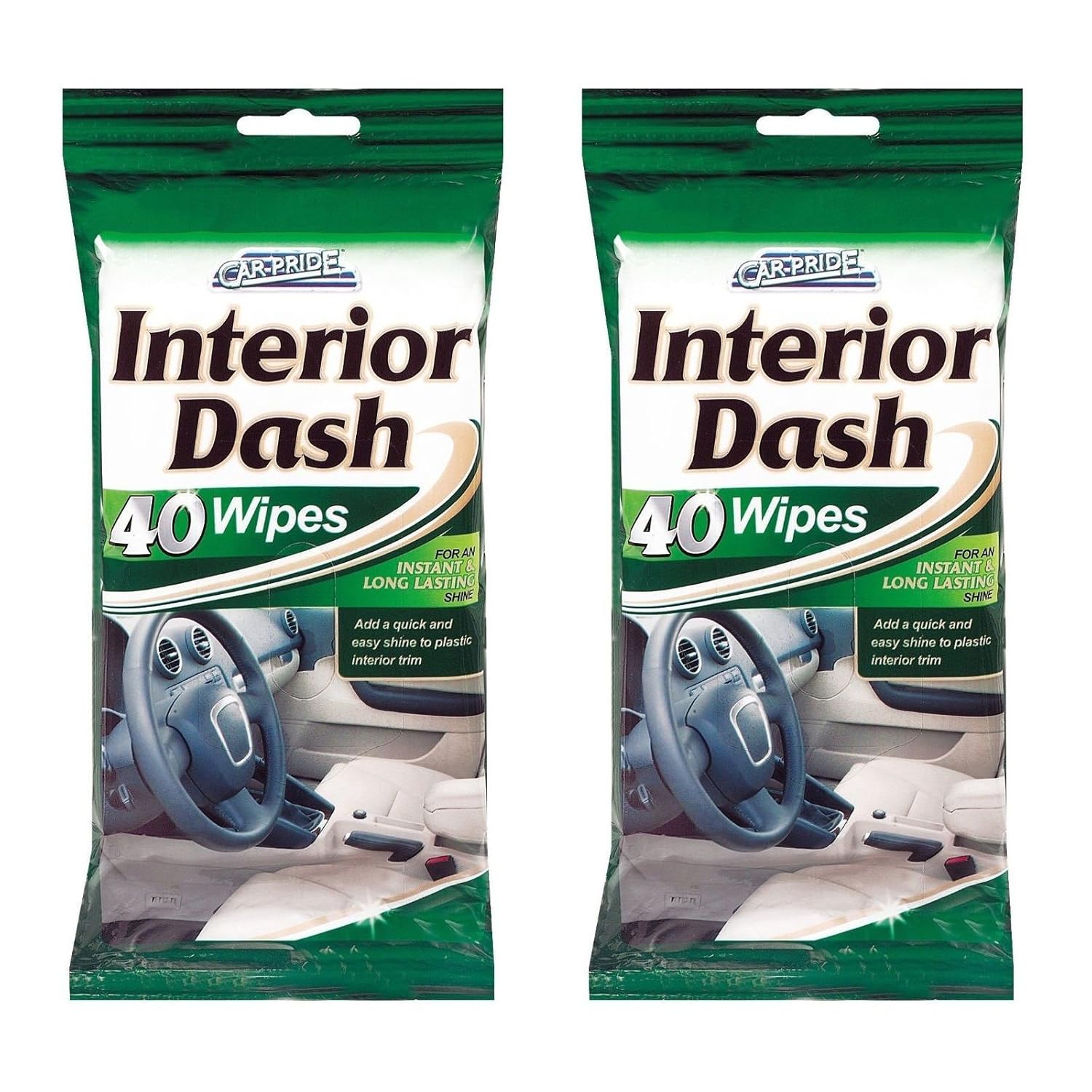 80 Car Dash Interior Clean Wipes 2 Packs Of 40 By Car Clean