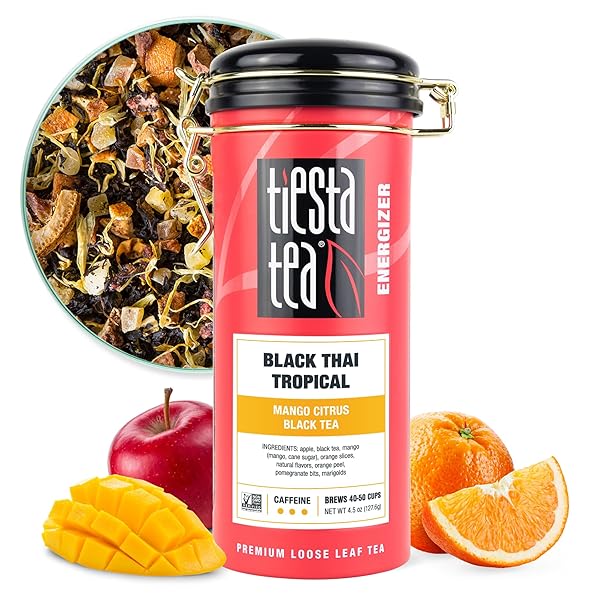 TIESTA TEA – BLACK THAI TROPICAL, LOOSE LEAF,...