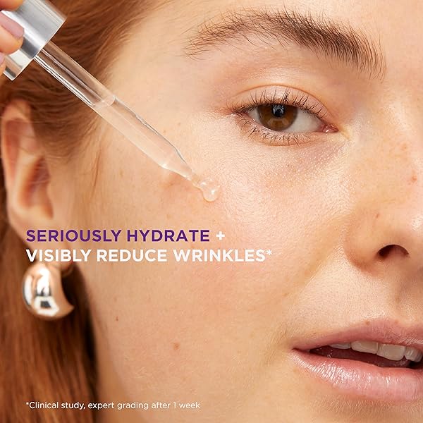 L’OREAL PARIS REVITALIFT 1.5% PURE HYALURONIC ACID FACE SERUM, HYDRATE & REDUCE WRINKLES, FRAGRANCE FREE 1 OZ