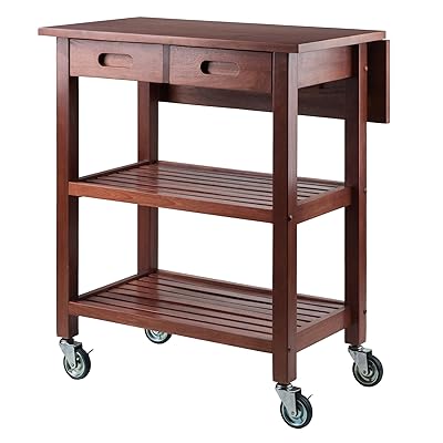 Winsome Wood Jonathan Kitchen Table in Walnut for Dining Spaces