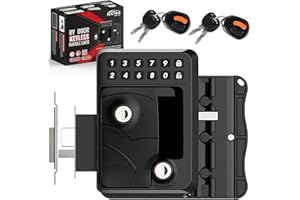 MKING Keyless Entry RV Door Lock, Zinc Alloy RV Door Lock for Travel Trailer Camper, Shockproof RV Door Lock fits Travel, Horse, Cargo,Will Only Fit 2.75" x 3.75" Lock Hole