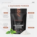 ALPHA01 L-Glutamine Powder 150g Unflavoured Vegan Fermented Amino Acid view 2