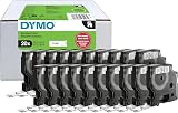 Dymo Authentic D1 Labels Black on White 12mm x 7m 20 Rolls for LabelManager