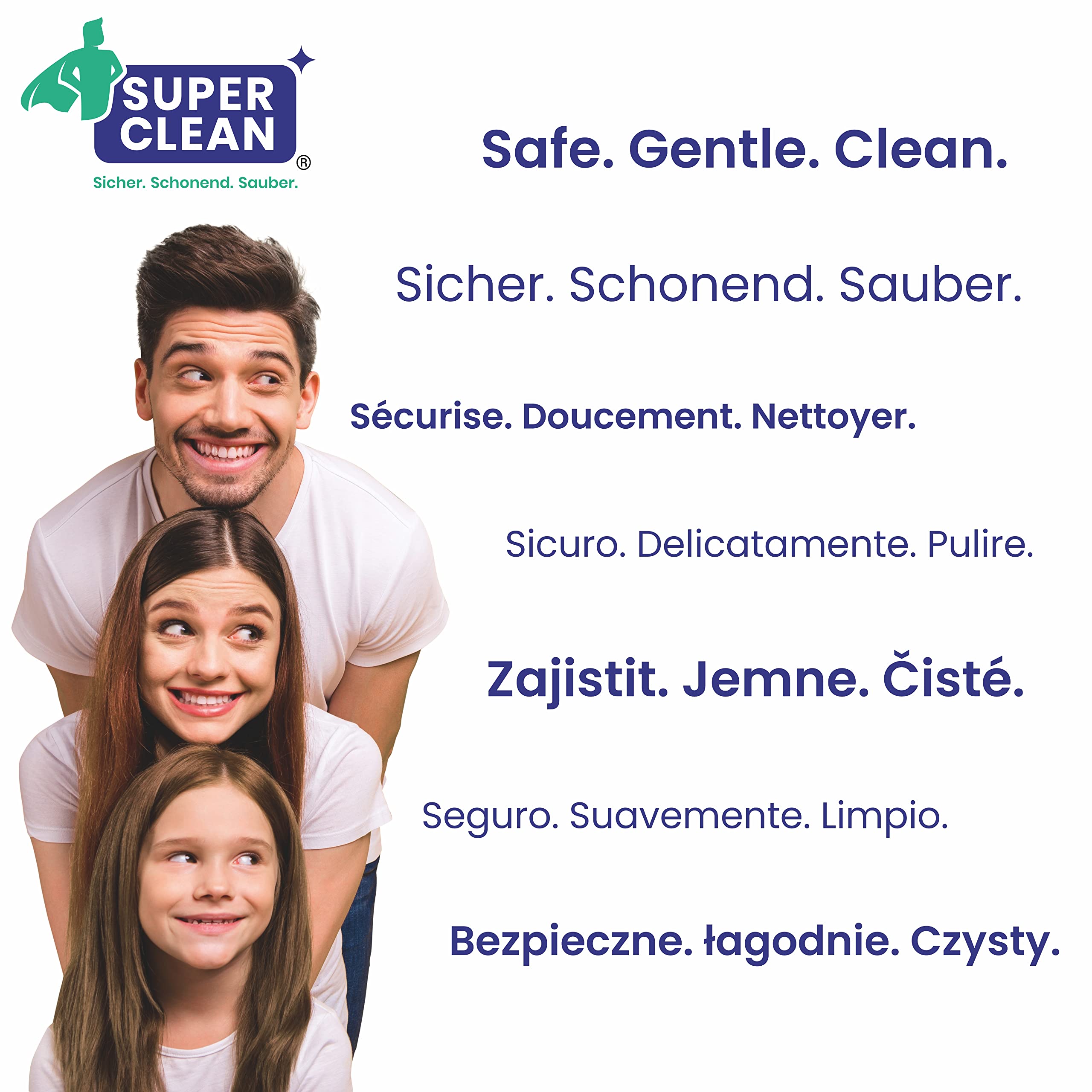 SUPER CLEAN 1 x 1L Entkalker Konzentrat Kaffeevollautomat - Flüssig - Für alle Maschinen & Marken - 10 x Entkalkung - Effektiver Flüssigentkalker von Kaffeemaschinen, Wasserkocher & Duschen 7