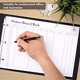Concord Pukka Pad Visitors Record Book 3 Ring Binder 2000 Entries Black view 5