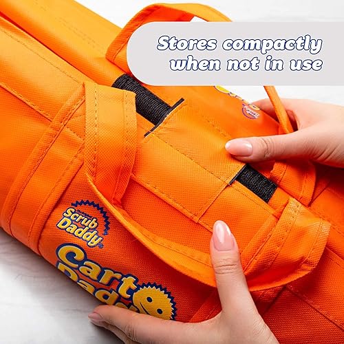 Scrub Daddy Cart Daddy Reusable Grocery Bags Large Orange