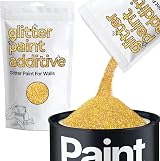 Hemway Gold Holographic Glitter Paint Additive 100g Sparkle Finish